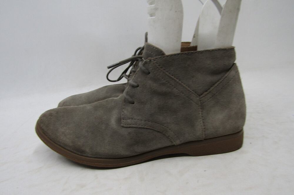 Franco Sarto Womens Size 10 M Brown Suede Lace Up Ankle Fashion Boots Booties